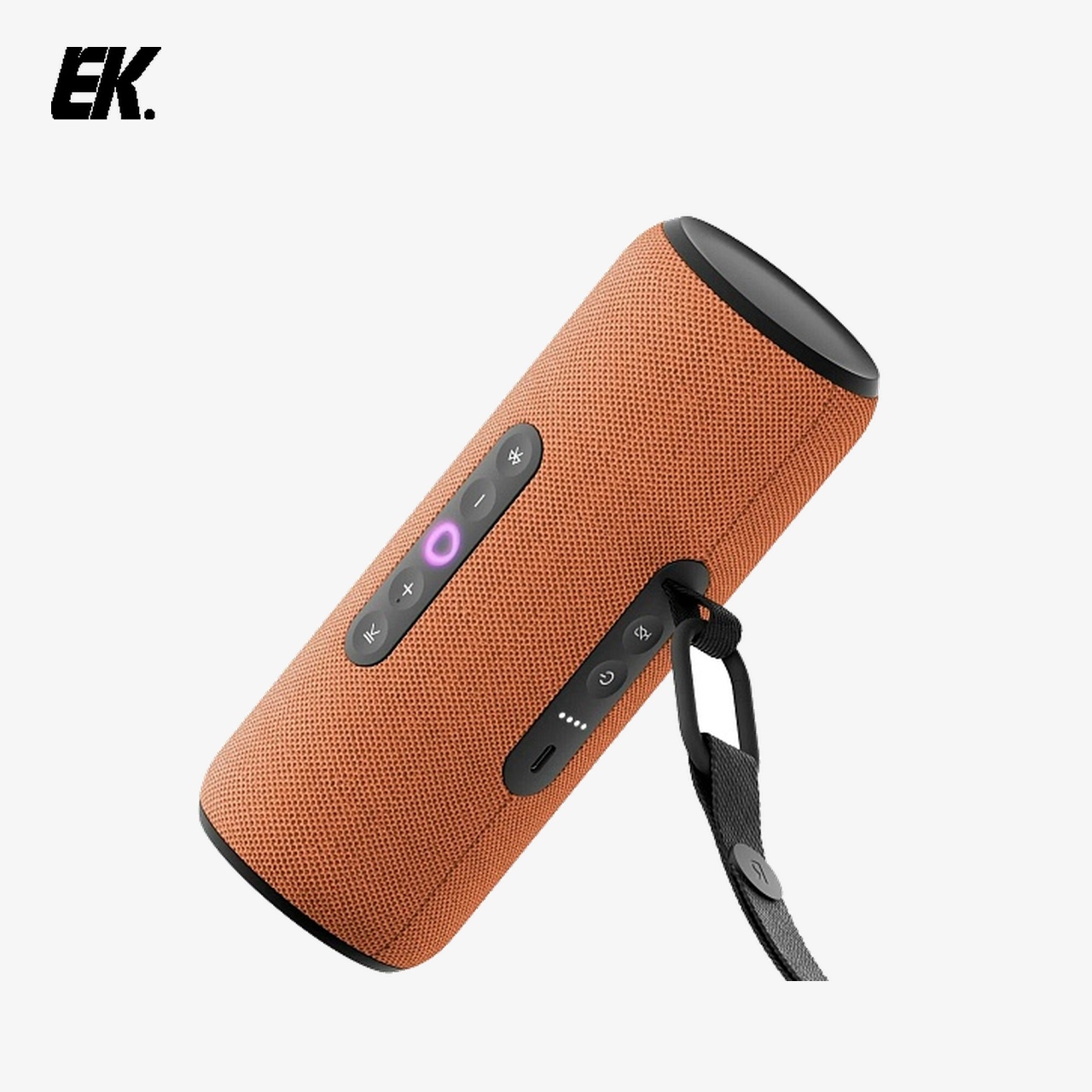 Умная портативная колонка Яндекс Станция Стрит с Алисой, оранжевый