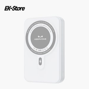 Powerbank KEEPHONE SNAP STAND MagSafe 10000mAh White (Белый) PB-15 WH
