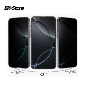 Стекло защитное антишпион KEEPHONE PRIVACY 360 iPhone 17 / 16 Pro KP-SPG031