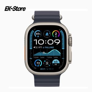 Apple Watch Ultra 2 2024 49mm Natural Titanium Navy Ocean Band