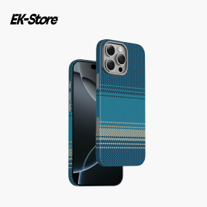 Чехол кевларовый KEEPHONE KEVLAR MOONRISE iPhone 16 Pro Max Blue (Синий) KP-MC0194