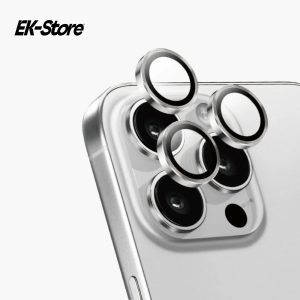 Стекло защитное камеры KEEPHONE CALVIN CAMERA LENS для iPhone 16/16 Plus (Silver) KP-SPL008