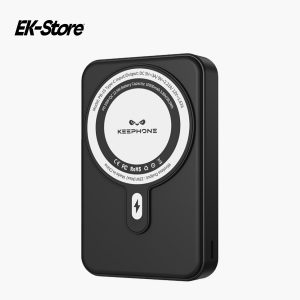Powerbank KEEPHONE SNAP STAND MagSafe 10000mAh Black (Чёрный) PB-15 BK