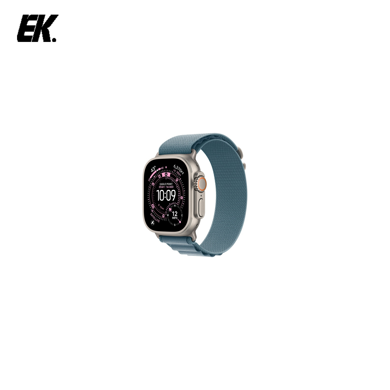 Умные Часы Apple Watch Ultra 3 Cellular 49mm Natural Titanium Light Blue Alpine Loop M
