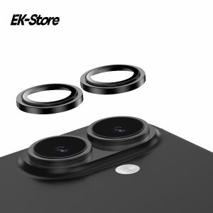 Стекло защитное камеры KEEPHONE CALVIN CAMERA LENS для iPhone 16/16 Plus (Black) KP-SPL008