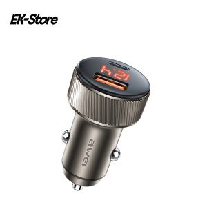 Автомобильное зарядное устройство AWEI C-859 Fast Charge 30W Dual Port USB + Type-C
