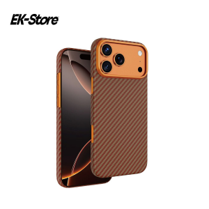 Чехол кевларовый KEEPHONE KEVILAR NORRA iPhone 17 Pro Orange KP-MC0209