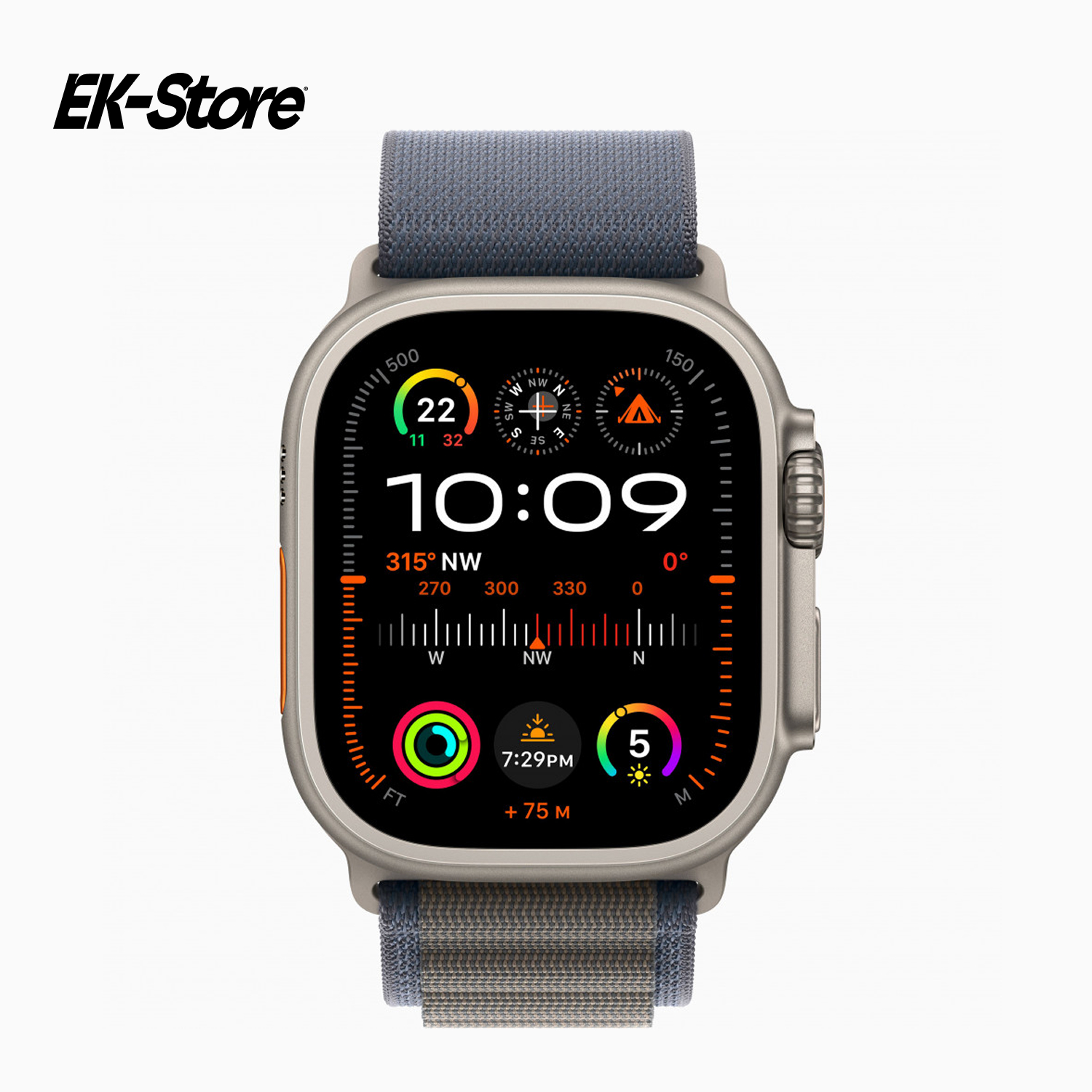 Apple Watch Ultra 2 49mm Titanium Blue Alpine Loop M