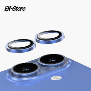 Стекло защитное камеры KEEPHONE CALVIN CAMERA LENS для iPhone 16/16 Plus (Blue) KP-SPL008