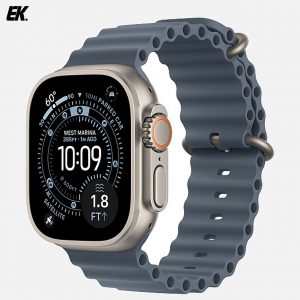 Умные Часы Apple Watch Ultra 3 Cellular 49mm Natural Titanium Anchor Blue Ocean Band