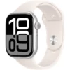 Умные часы Apple Watch Series 10 46mm Silver Aluminum Case with Starlight Sport Band (M/L)