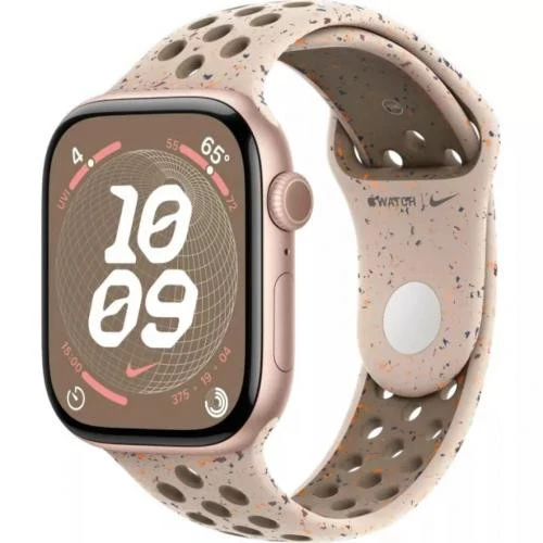 Умные часы Apple Watch Series 10 46mm Rose Gold Aluminium Case with Desert Stone Nike Band (M/L)
