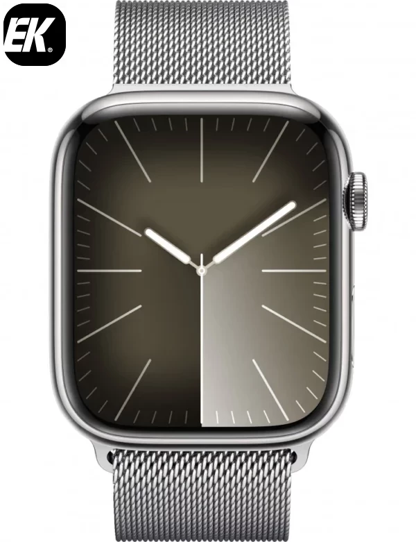 Умные часы Apple Watch Series 9 45mm Silver Stainless Steel Case with Silver Milanese Loop