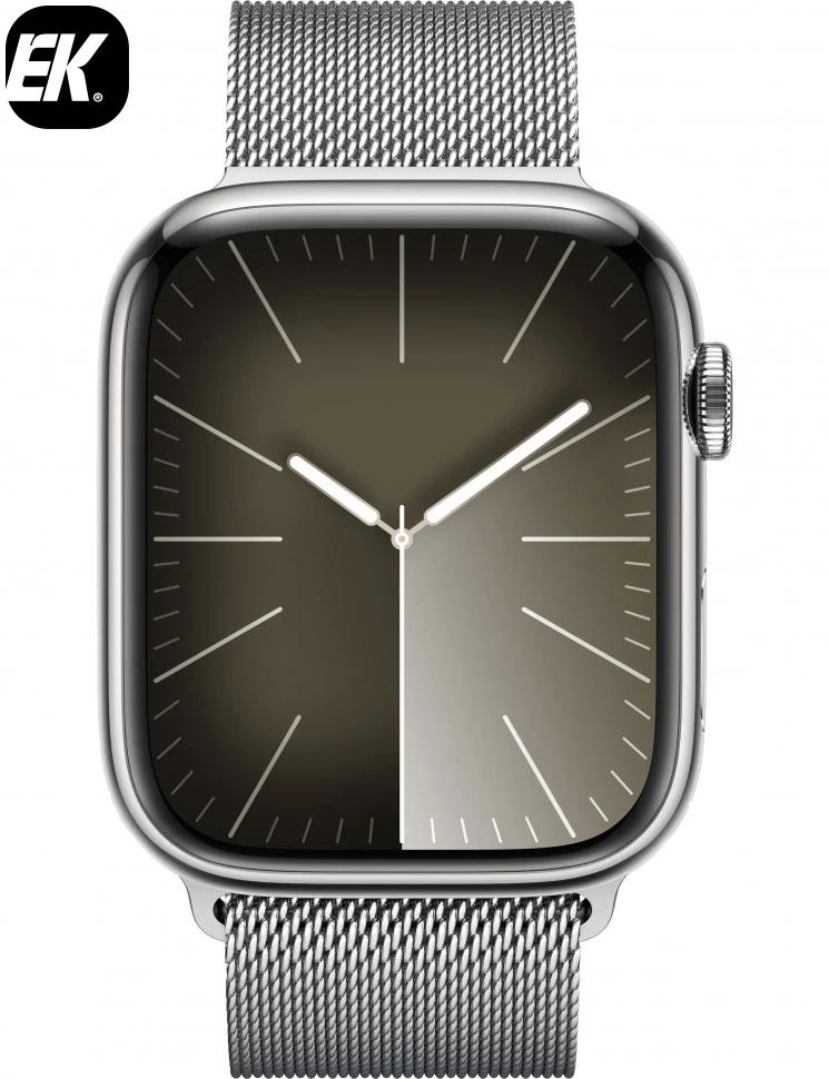 Умные часы Apple Watch Series 9 45mm Silver Stainless Steel Case with Silver Milanese Loop