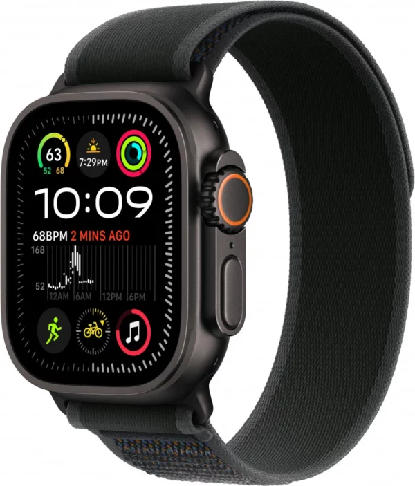 Умные часы Apple Watch Ultra 2 2024 49mm Black Titanium Case with Black Trail Loop (M/L)