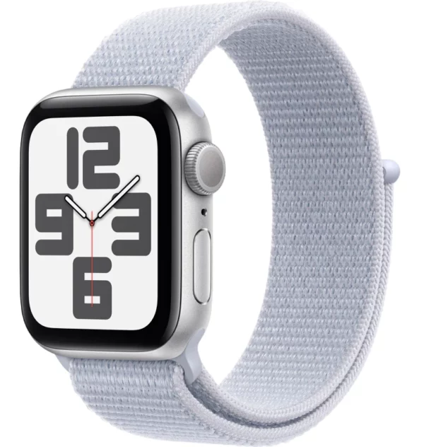 Умные часы Apple Watch SE 2024 40mm Silver Aluminum Case with Blue Cloud Sport Loop