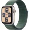 Умные часы Apple Watch SE 2024 40mm Starlight Aluminum Case with Lake Green Sport Loop