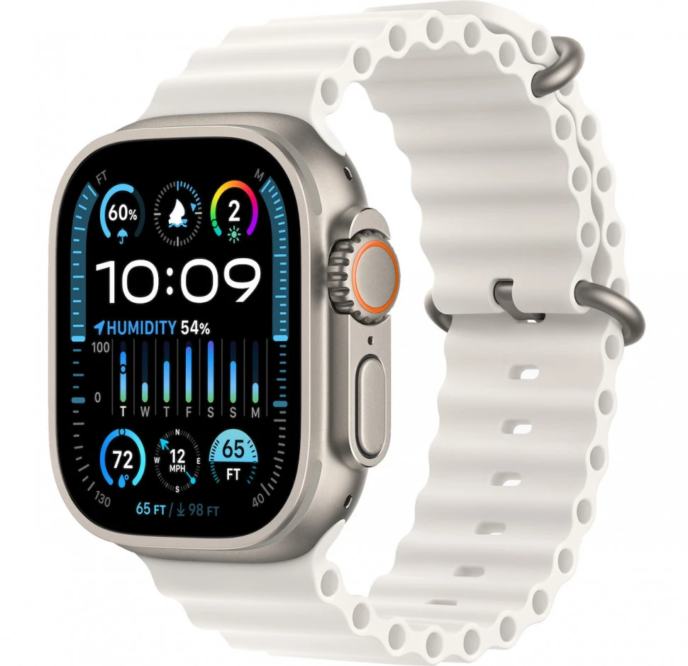 Умные часы Apple Watch Ultra 2 49mm Titanium Case with White Ocean Band