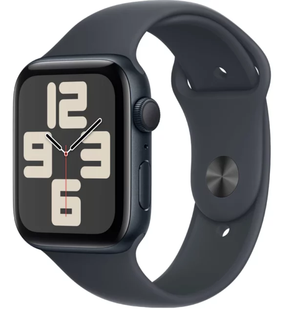 Умные часы Apple Watch SE 2024 44mm Midnight Aluminum Case with Midnight Sport Band (M/L)