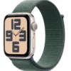 Умные часы Apple Watch SE 2024 44mm Starlight Aluminum Case with Lake Green Sport Loop