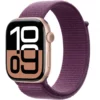 Умные часы Apple Watch Series 10 46mm Rose Gold Aluminum Case with Plum Sport Loop