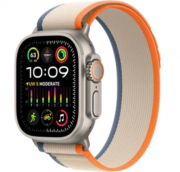 Умные часы Apple Watch Ultra 2 49mm Titanium Case with Orange/Beige Trail Loop (S/M)