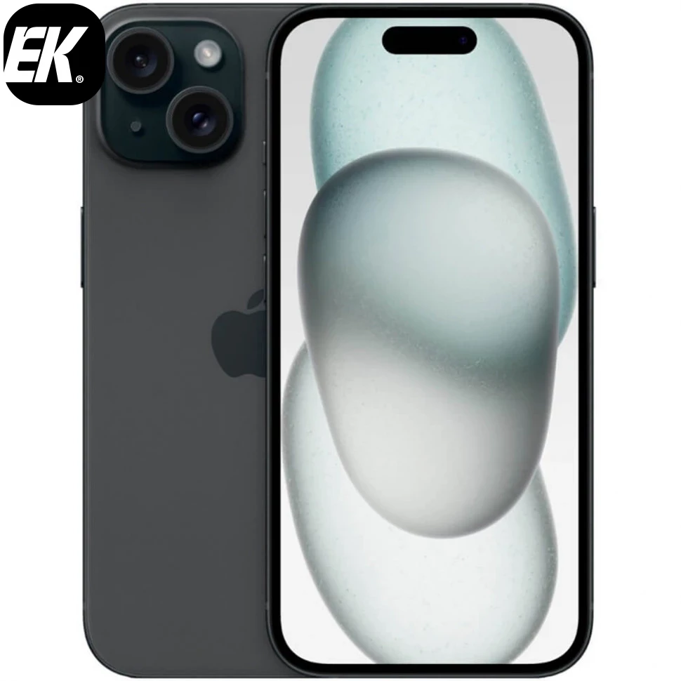 Смартфон Apple iPhone 15 128GB Черный (Black) eSim+eSim