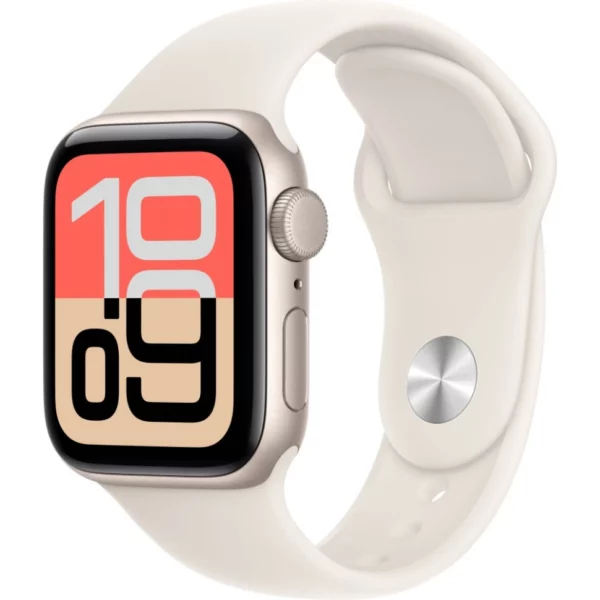 Умные часы Apple Watch SE 3 40mm Starlight Aluminum Case with Starlight Sport Band (S/M)
