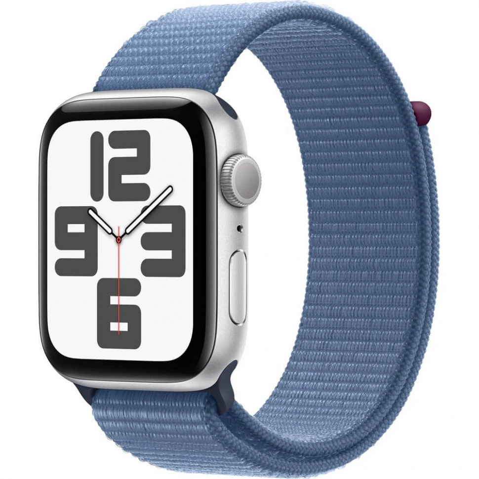 Умные часы Apple Watch SE 2023 40mm Silver Aluminum Case with Winter Blue Sport Loop