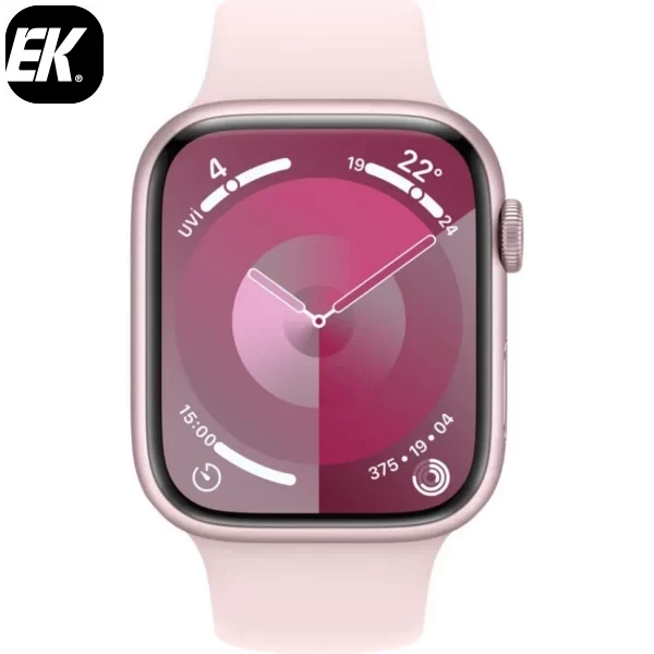 Умные часы Apple Watch Series 9 41mm Pink Aluminum Case with Pink Sport Band (S/M)