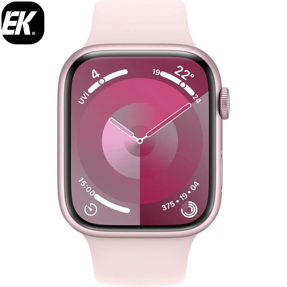 Умные часы Apple Watch Series 9 41mm Pink Aluminum Case with Pink Sport Band (S/M)