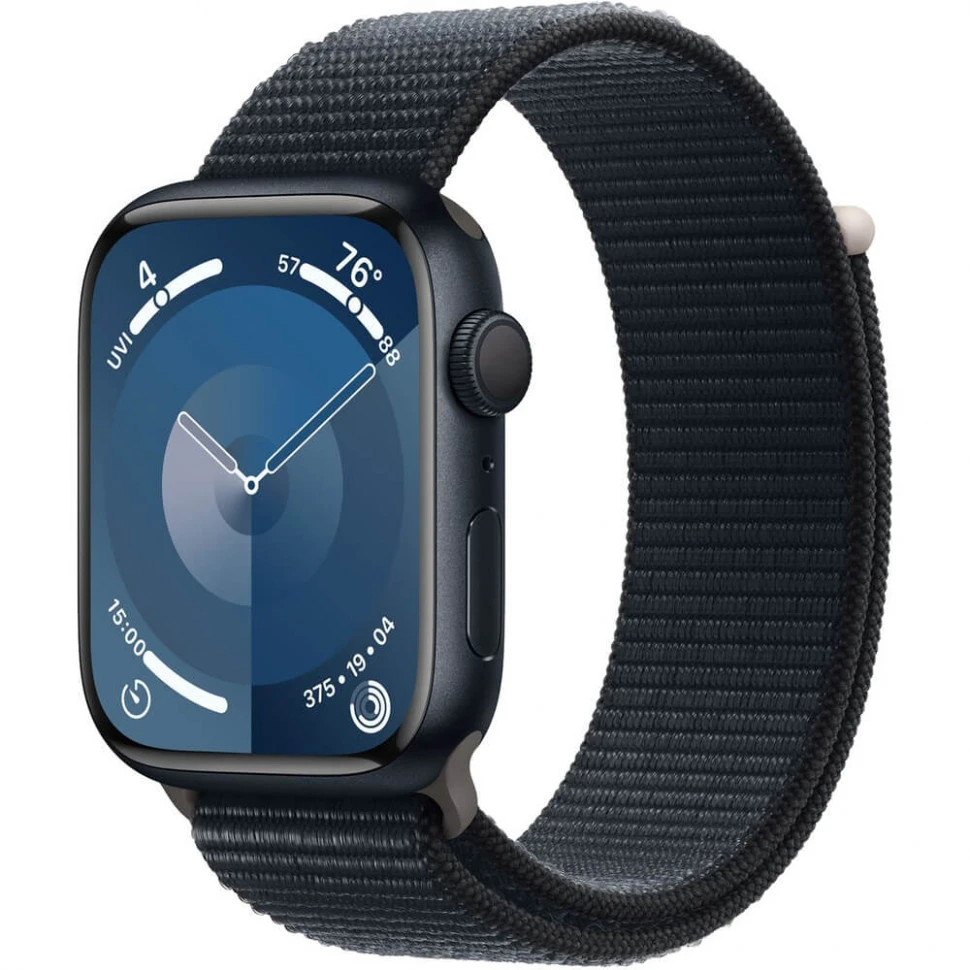 Умные часы Apple Watch Series 9 45mm Midnight Aluminum Case with Midnight Sport Loop