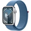 Умные часы Apple Watch Series 9 41mm Silver Aluminum Case with Blue Sport Loop