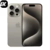 Смартфон Apple iPhone 15 Pro Natural Titanium 256GB RFB (FTQU3, A2848, LL/A)