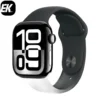 Apple Watch S10 42mm GPS Aluminium Jet Black Al Black Sport Band