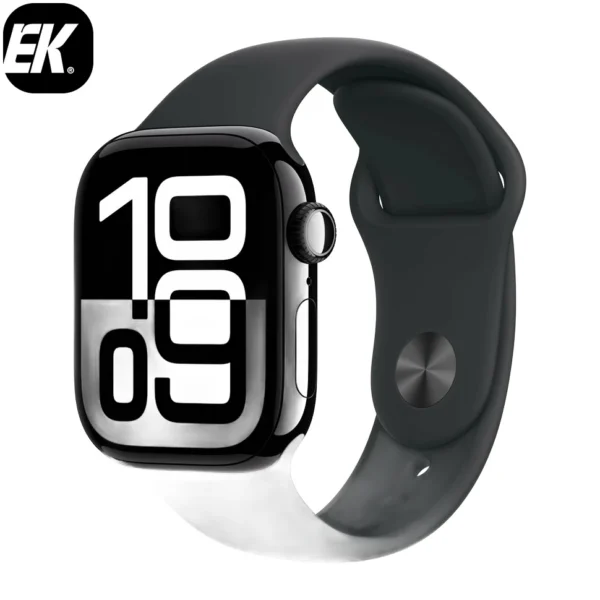 Apple Watch S10 42mm GPS Aluminium Jet Black Al Black Sport Band