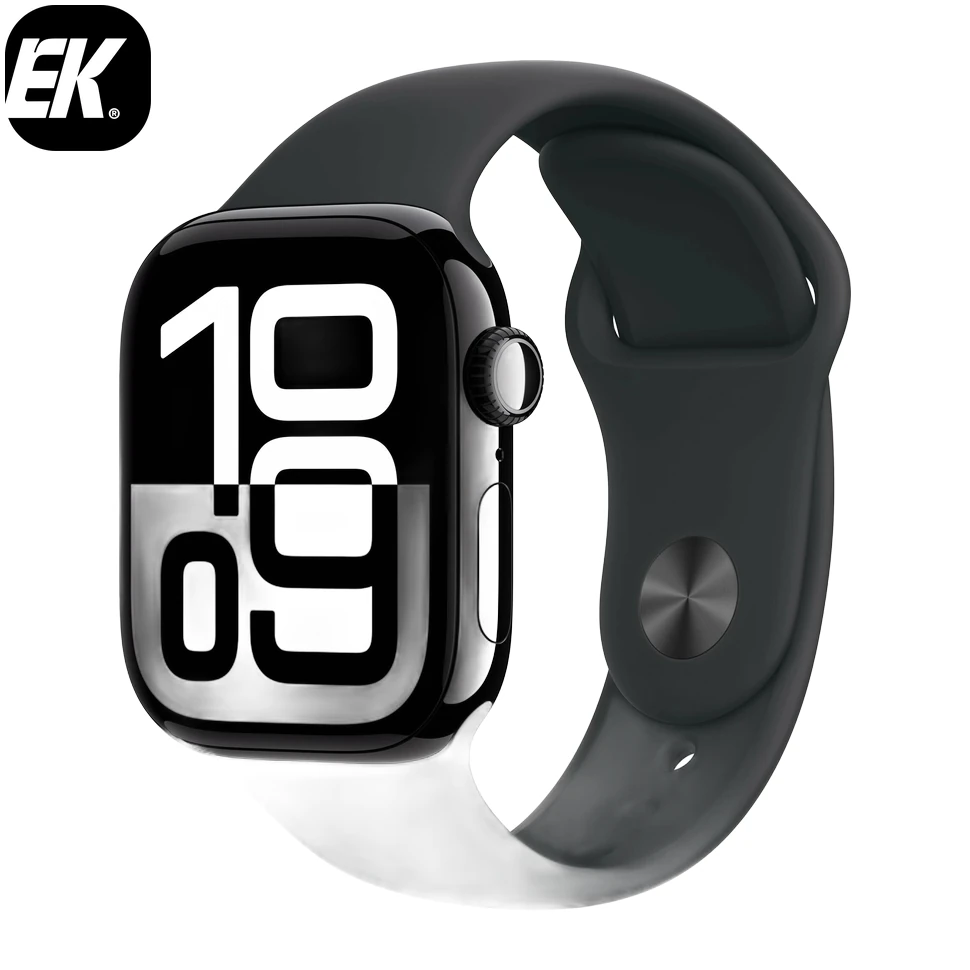 Apple Watch S10 42mm GPS Aluminium Jet Black Al Black Sport Band