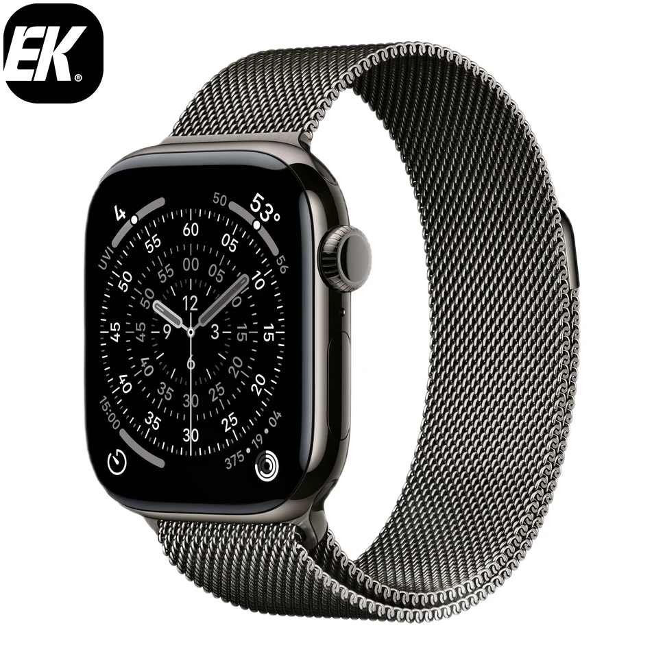 Умные часы Apple Watch Series 11 42mm Slate Titanium Case with Black Sport Band (S/M)