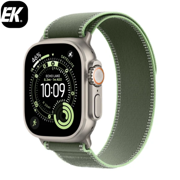 Умные часы Apple Watch Ultra 3 2025 49mm Black Titanium Case with Neon Green Ocean Band