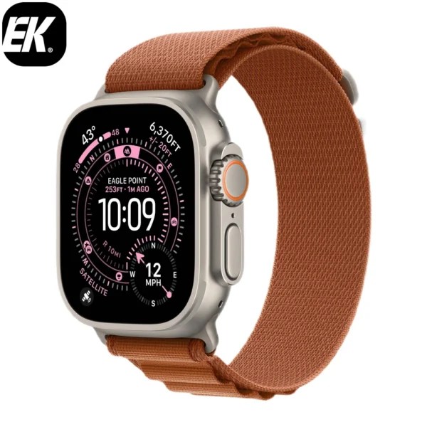 Умные часы Apple Watch Ultra 3 2025 49mm Natural Titanium Case with Terra Cotta Alpine Loop (L)