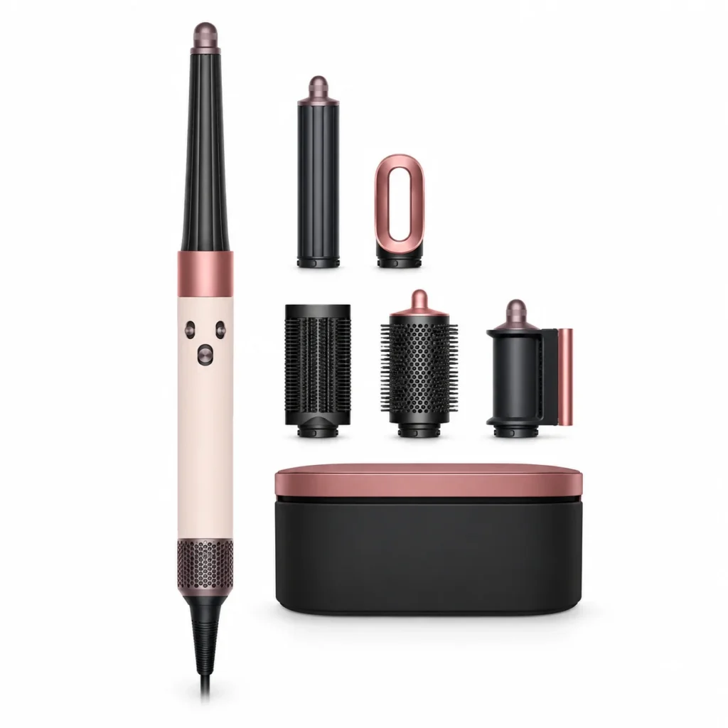 Стайлер Dyson Complete Long HS08 Straight + Wavy (Ceramic Pink/Rose Gold) Наша Вилка