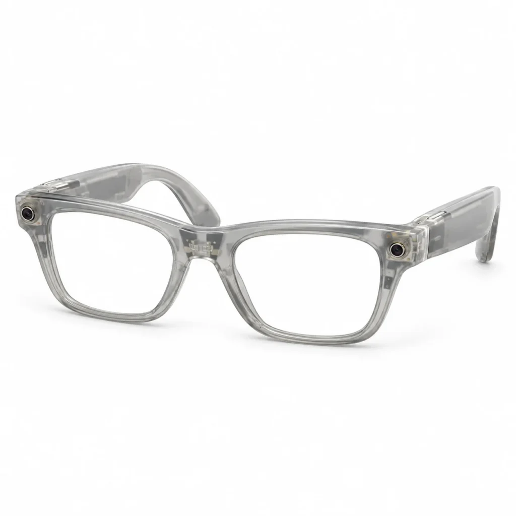 Ray-Ban Meta Blayzer Optics RW7001 Matte Transparent Ice Gray