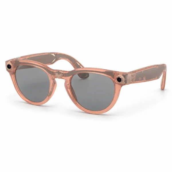 Ray-Ban Meta Headliner RW4013 Matte Transparent Peach/Transitions Gray