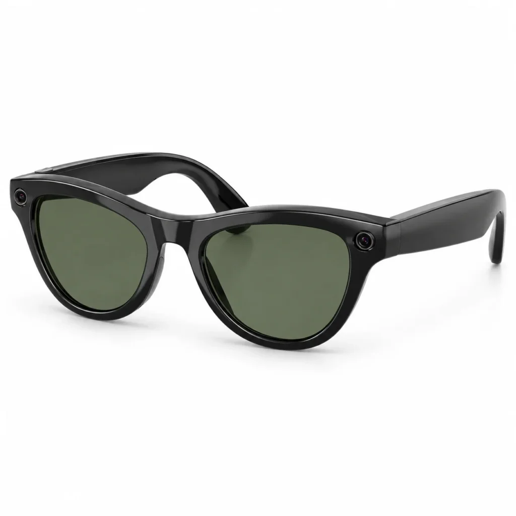 Ray-Ban Meta Skyler RW4010 Shiny Black/G15 Green