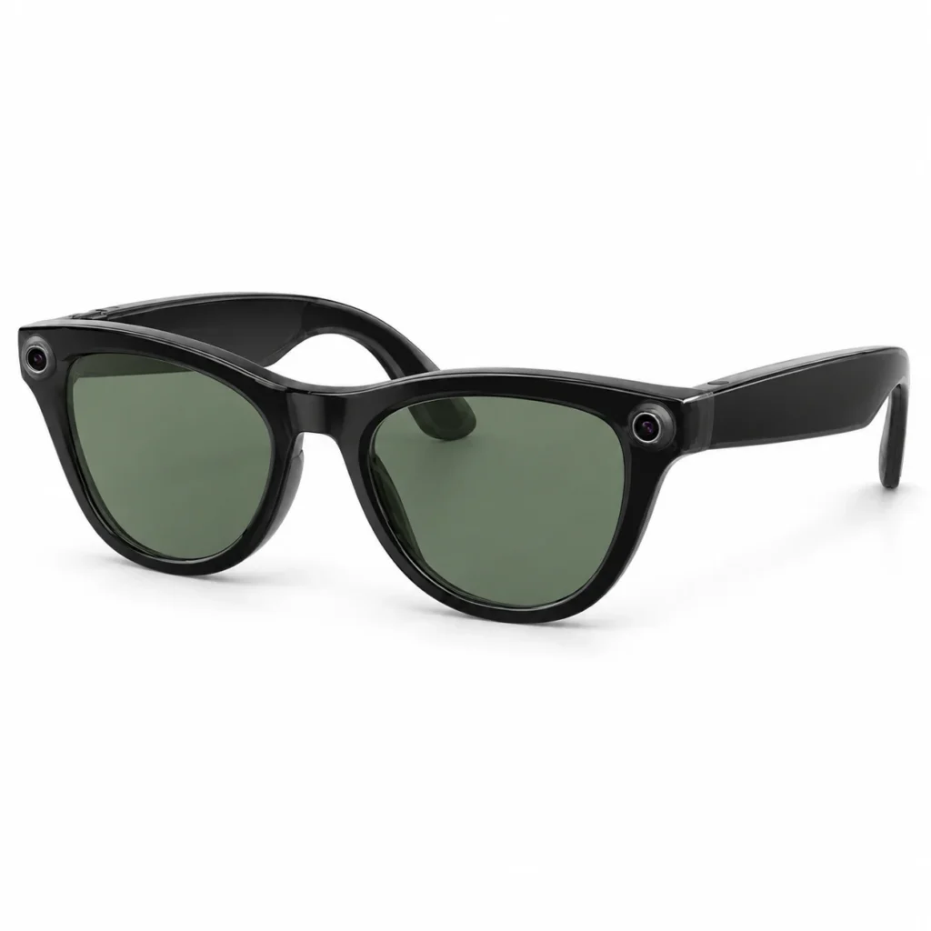 Ray-Ban Meta Skyler RW4014 Shiny Black/G15 Green