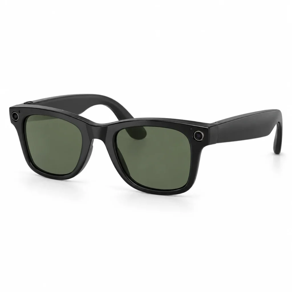 Ray-Ban Meta Wayfarer RW4006 Matte Black/G15 Green