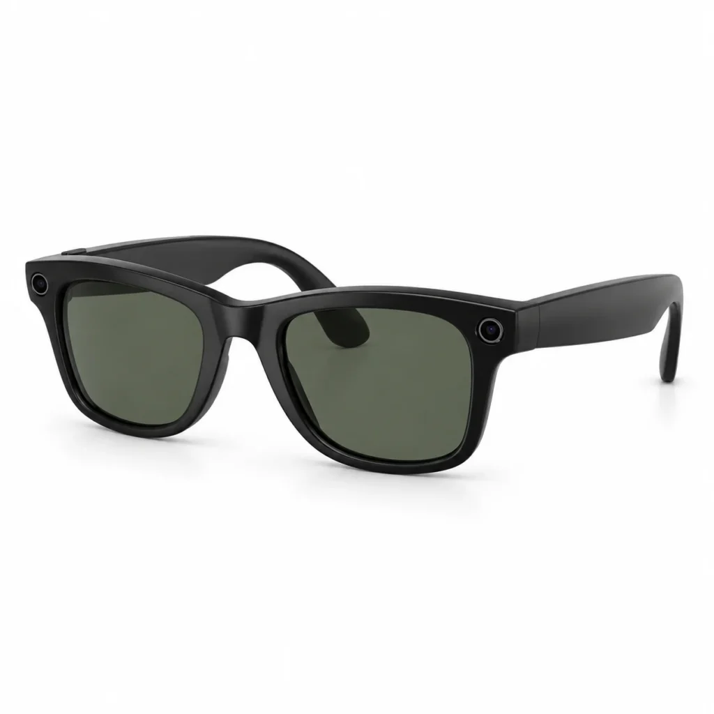Ray-Ban Meta Wayfarer RW4006 Matte Black/Transitions Graphite Green